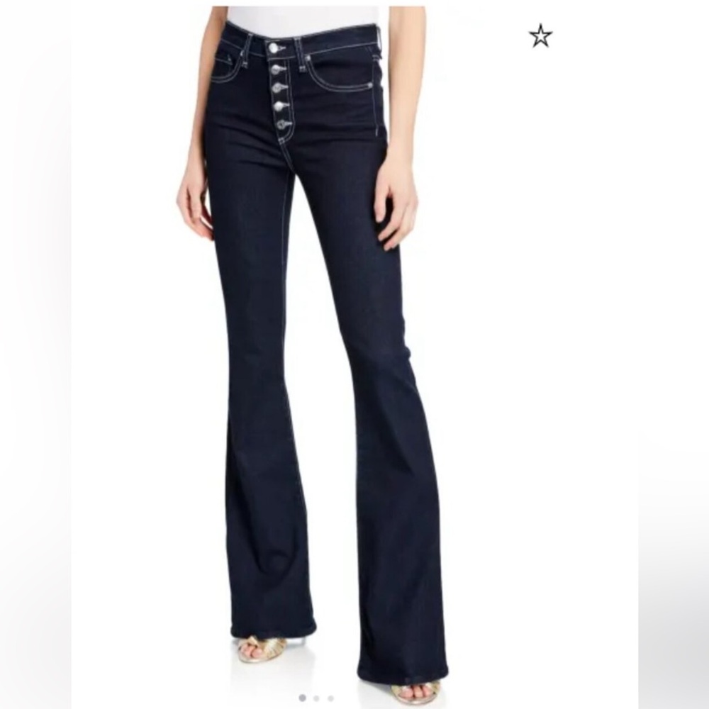 Veronica Beard Beverly Flare Jeans - Picture 6 of 9